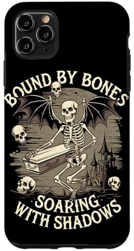 iPhone 11 Pro Max Satanic Skeleton Coffin Goth Skull Case