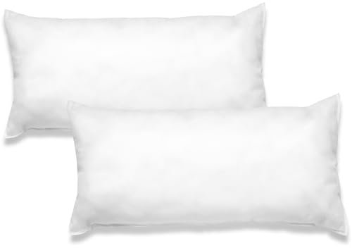 liebling 2er Set Kopfkissen 40 x 80 cm, kleines Kissen aus Spinnvlies Polypropylen, waschbar, weiß