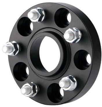 Spurverbreiterung Für Mazda 3 6 Für Mazda3 Für Mazda6 Spurverbreiterung Adapter PCD 5x114.3 CB 67.1mm 2Stück (1 Paar) Autos Spurverbreiterungen(Black 15mm)