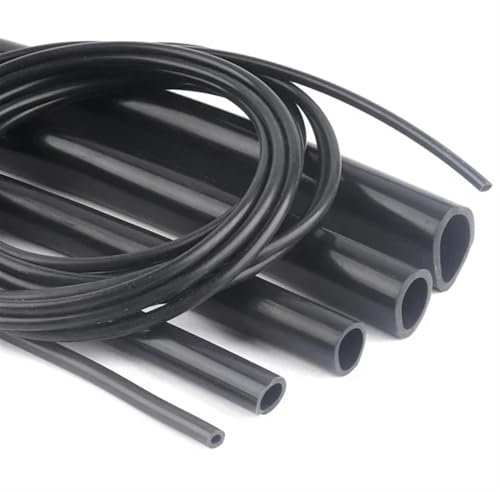 MOHUIED Benzinschlauch 1/3/5 Meter Set Schwarz Silikon Rohr Flexible Aquarium Luftpumpe Weichen Gummi Schlauch Hitze Beständig Hohe Presure Kraftstoff Tank Rohr(5M_ID 16MM X OD 22MM)
