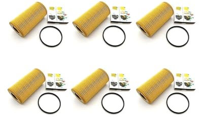 UUIUYGH Ölfilter - PKW Für A4 Für Golf Für GTI Für Jetta 2.0 T 2.5 L 06D115562 HU719 6X Yubao 6 3 1 Sets 06D 115 562 Öl Filter Auto-Ölfilter(6Pcs)