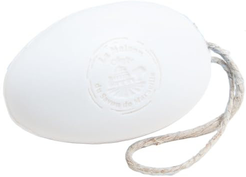 La Maison du Savon de Marseille - French Soap on a Rope - Enriched with Organic donkey milk - 175g - Donkey Milk Fragrance