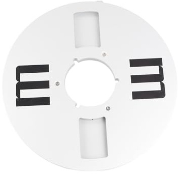 KIMISS Universelle 1/4 10,5 Zoll Leere Klebeband -Rolle für die - Kompatibel mit Einer Rolle mit Rollenbandmaschinen 4 Loch Design mit NAB Hub Adapter