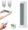 Qinux Breezamax, Breezamax Fan, Breeze Max Air Cooler, Portable Quiet Energy-Efficient Fan with Remote Control, 3 Speeds, USB Charging, 60° Oscillating, Enjoy a Quick, Healthy Cool Down (White)