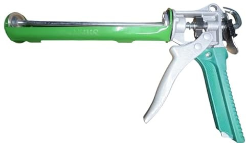 EnociliS Silicone Gun Skeleton Caulking Gun for Applying and 310ml Cartridge Caulks, Sealants, Silicones, Adhesives - Professional Heavy Duty Applicator for Mastic Packed with Care in A Box