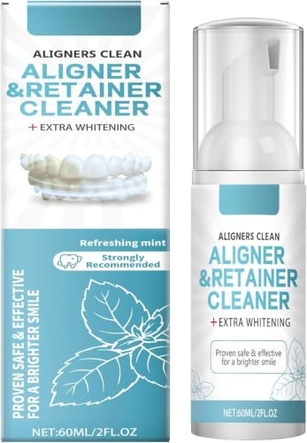 Limpiador para Dentaduras Postizas,Limpiadoras para Dentaduras Postizas,Limpieza de Dentaduras Elimina las Manchas,Blanquear Dentaduras