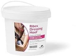 NBF Lanes | Ribes Dressing Hoof, Unguento Protettivo per Zoccoli di Cavalli con Olio di Ribes Nero e Olio Essenziale di Timo, Protezione e Cura dello Zoccolo, 750 g