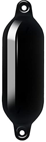 Danfender Light Bootsfender - für kleine und mittlere Boote, Farbe:schwarz, Typ:312 L (Ø 90 mm x 350 mm)