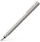 FABER-CASTELL 342100 - Füller Neo Slim Edelstahl, Federbreite M, silber matt