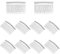 LURROSE 10 stücke Transparent Kunststoff Haarspange Kämme Französisch Twist Kamm Draht Haar Seitenkämme Braut Hochzeit Schleier Kämme für Frauen