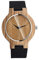 Unendlich U Herren Unisex Bambus Lebensbaum Holzuhr Analog Quarzwerk Armbanduhr Schwarz Lederband Für Männer Ehemann Geschenke