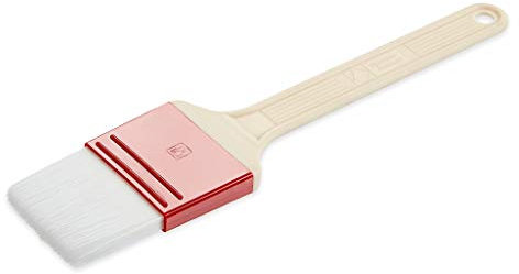 thermohauser Pinceau avec poils en polyester blancs - Largeur : 5 cm - Longueur des poils : environ 4 cm.