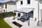 Gutta Terrassendach Premium | Tiefe 3060 mm | Weiß | Verschiedene Größen & Eindeckungen (Polycarbonat Stegplatten 16 mm klar, 5100 x 3060 mm)