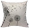 HOSNYE Pusteblume Baumwolle Leinen Kissenbezug Schwarz und Weiß Kissenbezug Home Sofa Dekorativ 45,7 x 45,7 cm