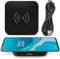 Wireless Charger QI-Zertifizierte Kabellose Induktive Ladestation 15W 10W 7,5W 5W kompatibel mit Sony Xperia XZ3 XZ2 und Allen QI fähigen Smartphones, Modell:M01_10W_Schwarz