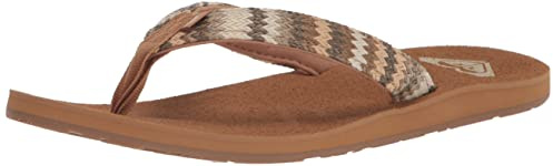 Roxy Damen Porto Raffia Sandale, Fall Leaf Multi, 38 EU