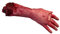 STOBOK 2 Stücke Halloween Abgehackte Hand Blutige Deko Gartenfiguren Realistische Körperteile für Spukhaus Vampir Zombie Party Halloween Dekorationen