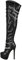 blingqueen Stivali da donna sopra il ginocchio con plateau gotico stivali con catene fibbie, Nero , 38 EU