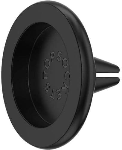 PopSockets: Autohalterung kompatibel mit MagSafe, magnetische Handyhalterung fürs Auto, Handyhalterung fürs Auto – Schwarz