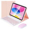 Lively Life Custodia per Tastiera con Mouse per iPad 10a 10.9 2022, Layout Italiano QWERTY, Custodia Sottile Intelligente con Tastiera Bluetooth Wireless Rimovibile per iPad 10th Gen - Rosa