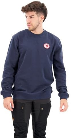 Fjällräven Herren 1960 Logo Badge Sweater, Dark Navy, XL