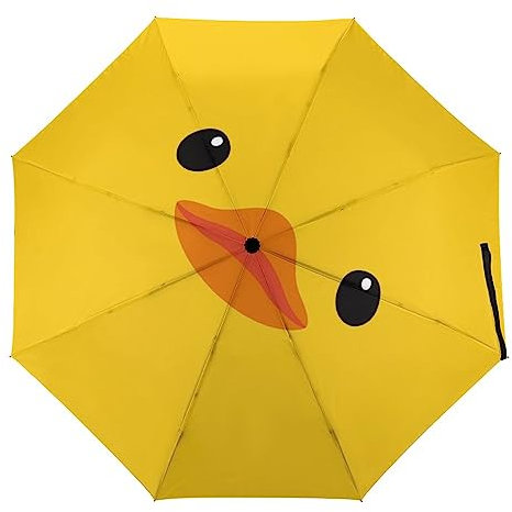 Uv Faltender Regenschirm Ente Automatik Schirm Umbrella Taschenschirm Sonnenschutz Regenschirm