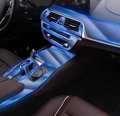 SYUFRE Auto Innenraum Mittelkonsole Transparent TPU Schutzfolie Anti-Kratz-Reparatur Refit Aufkleber Zubehör,Für BMW G30 G31 Serie 5 2018-2022