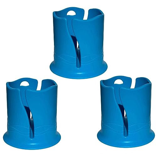 Paddle Board Drink Holder,Kayak Drink Holder,SUP Paddle Board Cup Holder,Fishing Tool and Lures Storage, Kayak Water Bottle Holder,Fit Most Large-Sized Cups (3pcs)