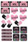 Black Pink, Cake Topper,Tortenaufleger, 20x Muffins Oblate Premium
