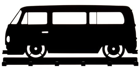 Bentatec Schlüsselbrett *** T2 Multivan *** Autobild Oldtimer Schlüsselhaken Garderobe aus Metall mit Haken