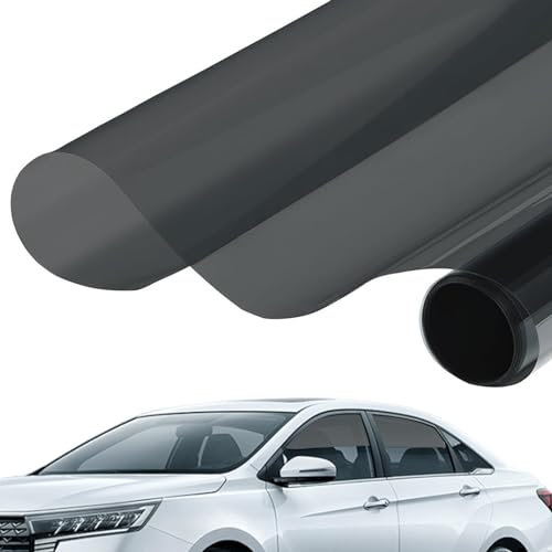 Car Window Tint Privacy Film, Scratch Resistant Automotive Window Tint, 9.8 ft x 1.6ft Film, Privacy Tint, Heat & UV Block Window Privacy Film for SUVs, Cars, Trucks