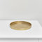 Melody Maison Small Round Antique Gold Metal Tray - 20.5cm