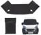 Sonnenschutz Wohnmobil Frontscheibenabdeckung für F-iat Ducato 06+,Heavy Duty 600D Oxford Frontscheibenabdeckung Thermomatte Wohnmobil UV-Schutz Scheibenabdeckung