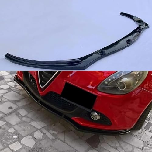 QDFNJYONG Auto Frontspoiler Lippe für Alfa Romeo Giulietta, Frontstoßstange Splitter Spoiler Diffusor Protector Auto Zubehör