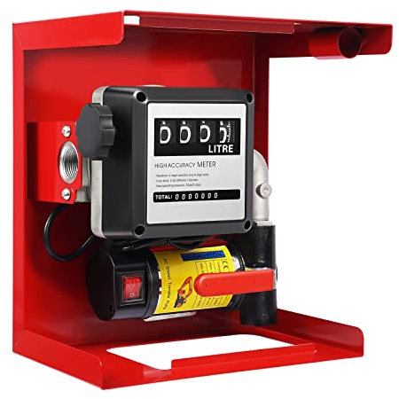 Dieselpumpe, Ölabsaugpumpe 200 W Selbstansaugende Ölpumpe, 3600 U/min, Motoröl Absaugpumpe 50L/min, mit Schläuchen und Zapfpistole, für PKW, Tankwagen