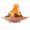 Kapaga - Feuerschalen für den Garten Ø 57 cm, Flammlachsbrett - Schwenkgrill - Feuerschale mit grillrost - Feuertonne - Feuerkorb - Dreibein für Feuerschale - Gartenfeuerstelle - Klappbarer - Edelrost