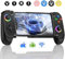Manette de jeu mobile pour iPhone/Android, manette de téléphone sans fil avec support de coque de téléphone, manette de jeu RVB compatible Xbox Game Pass, PlayStation, Steam Link, Call of Duty, Roblox