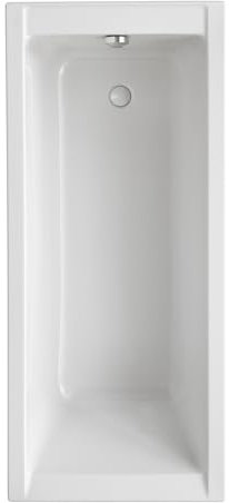 Schulte Badewanne Como 170x75 cm, aus hochwertigem Acryl in Weiß glänzend