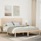 IKAYAA Bettrahmen, Bett, Familienbett, Jugendbett, Schlafzimmer Bett, Massivholzbett Extra Lang ohne Matratze 160x210 cm