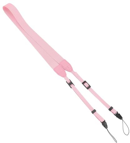 Camera Strap for Mini 12, Adjustable Neck Shoulder Strap for Link 3 Printer, EVO Instant Camera, All DSLR Cameras, Great for Men Women Photographers (Deep Pink)