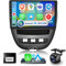 Podofo 2G+64G Autoradio für Peugeot 107/Citroen C1/Toyota Aygo, 10,1 Zoll Touchscreen Android 13.0 Radio mit Kabellosem Carplay Android Auto DSP BT GPS Spiegel FM RDS USB Rückfahrkamera