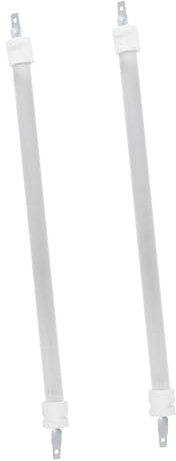 VALICLUD 2stücke Heizrohr Ersatz Für Elektrische Heizung Kompatibel Mit Terrassenheizgeräten Aus Widerstandsfähigem Elektroofendraht Und Quarzrohren Für Hohe Temperaturbeständigkeit Und Hal