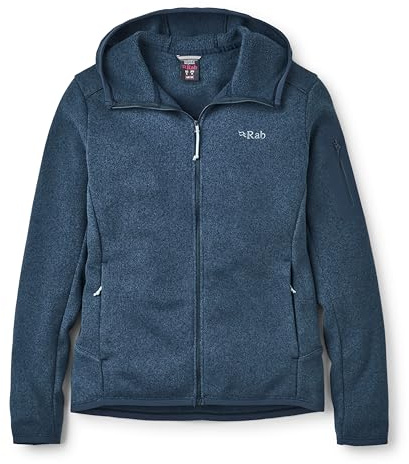 Rab Women's Ryvoan Hoody | Full-Zip Fleece, for Trekking & Casual Wear