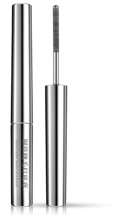 Zonoroy Mascara, Iron Wand Mascara Black, Volumising and Lengthening Mascaras, Telescopic Mascaras Waterproof Long Lasting 3D Curling Eyelash, Smudge-Proof Eyelash Makeup for Daily or Party Look (1PC)