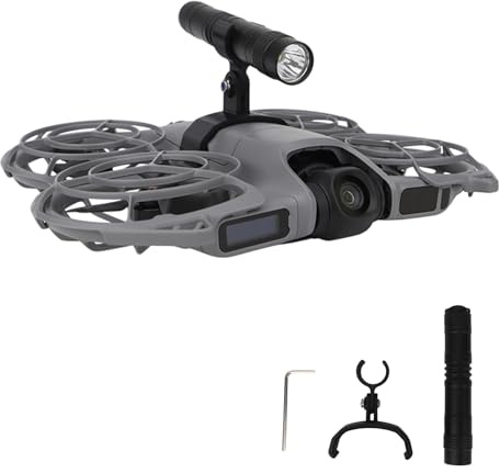 SZZCNOX NEO 2 Drohne LED Nacht Navigation Suchscheinwerfer Nachtfluglicht Scheinwerfer für DJI Neo 2 Drohne Zubehör, Nacht Fülllicht mit Halterung Halterung