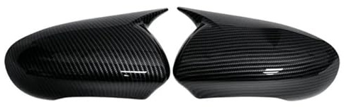 Spiegel Gehäuse Rückspiegelgehäuse Für Nissan Für Qashqai J10 (2007–2014, Europäische Version) Schwarze, Klebende Seitenabdeckung Seiten Cover(Carbon-Look)