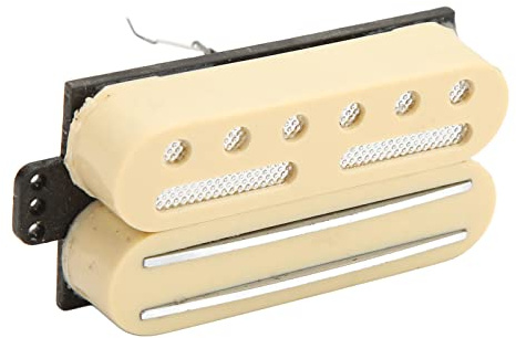 Picysa Micro Guitare Double Bobine, Excellent Accessoire de Mise à Niveau du Son pour Musiciens, Métal et Plastique, 1 unité
