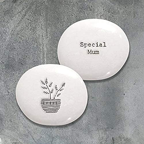 East Of India: Sentimental Porcelain Pebble: Special Mum
