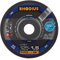 RHODIUS XT67 125 x 1, 5 x 22, 23 mm Trennscheiben für Winkelschleifer Flexscheibe Metall Stahltrennscheibe, 200 W, 240 V, 10 Stück