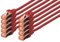 DIGITUS Câble LAN Cat 6-2m - 10 pièces - RJ45 Câble réseau - S/FTP Blindé - Compatible Cat 6A & Cat 7 - Rouge